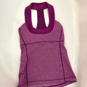 Lululemon Purple Racerback tank top size 6